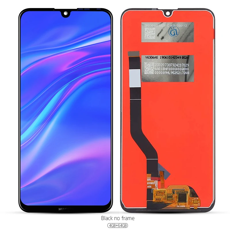 Новый Оригинальный сенсорный ЖК-дисплей для Huawei Y7 Pro Prime 2019 с рамкой запасные