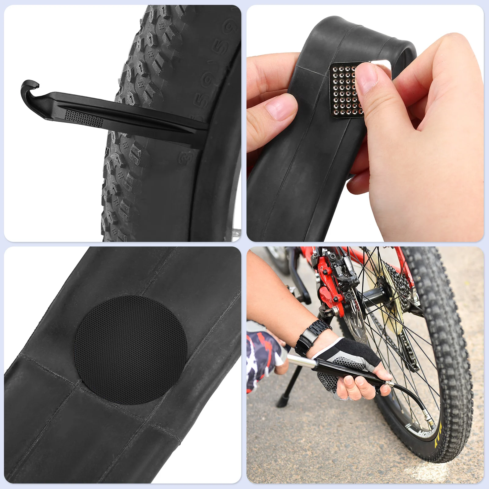 

Portable Bike Repair Tool Bag 1 Set MTB Road Bicycle Cycling Multifunctional Tire Repair Kit Tool Ferramentas Sets Bag