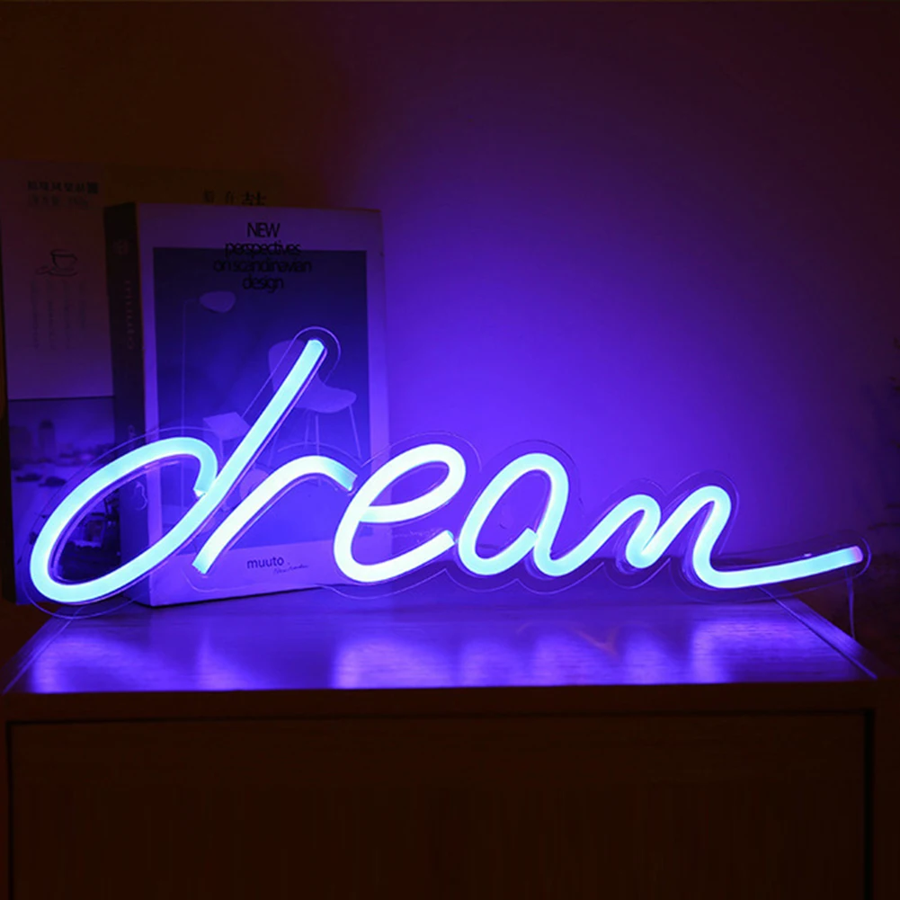 

LED Neon Lights Love Shape Night Light Sign Lamp (Battery box + USB) Double Powered Nightlight for Indoor Christmas Wedding