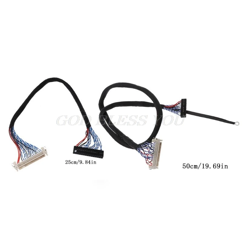 Крючки LVDS кабель D8 FIX 30P 30 двойные штифты 2ch 8bit 1 0 мм Шаг 250 500 17 21 дюймов ЖК дисплей