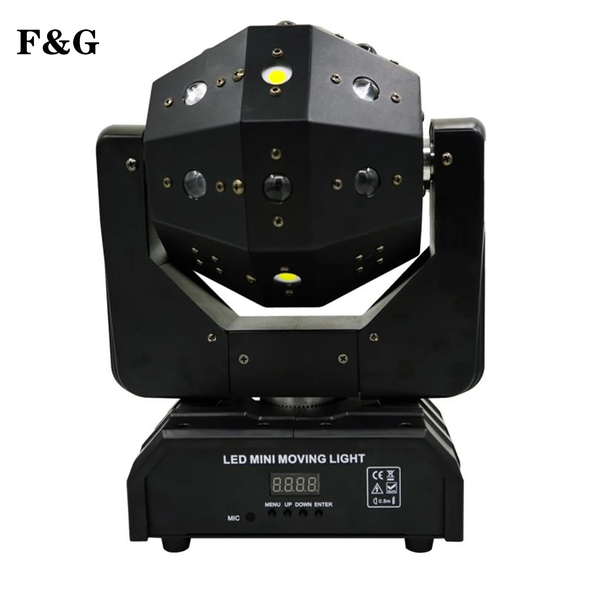 16X3W двуручным хватом луч светильник DMX512 Moving головной Футбол лазерный диджей бар