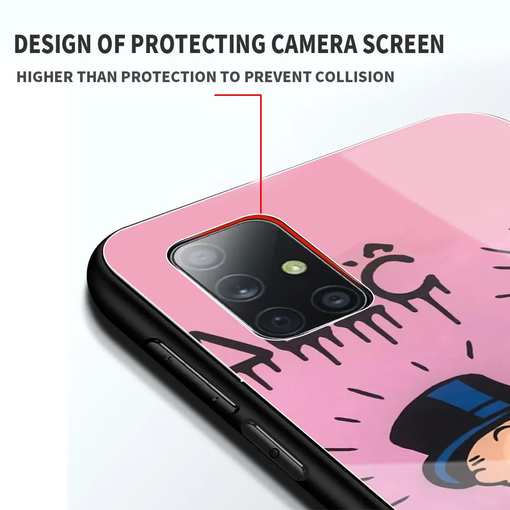

Dollar Monopoly Phone Case for Samsung Galaxy A51 A71 A50 A70 A21s A31 A10 A41 A20e A30 A11 A40 Tempered Glass Cover