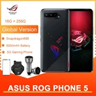 Игровой телефон Asus ROG 5, 5G, глобальная версия, 812 Гб, 6,78 дюйма, 144 Гц, Snapdragon 888, 6000 мА  ч, быстрая зарядка, 65 Вт, 64 мп, ROG5, NFC