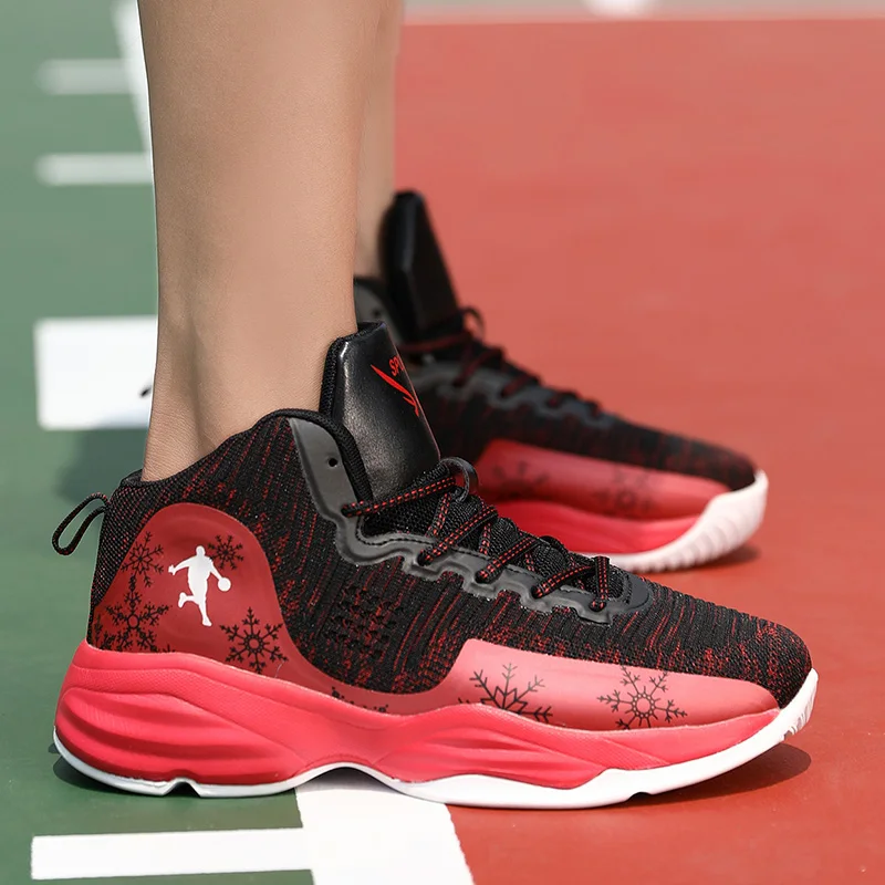 Баскетбольная обувь для женщин и мужчин амортизирующие кроссовки баскетбола