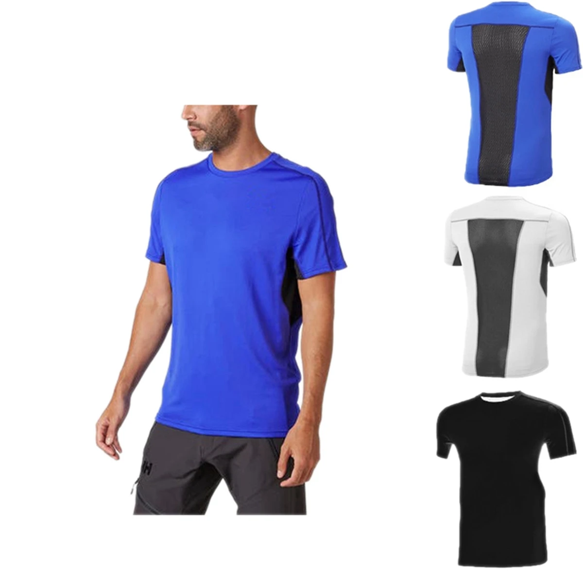 

Men Athletic Sports T-Shirts, Breathable Short Sleeve Round Neck Tee Top for Workout, Running, Training