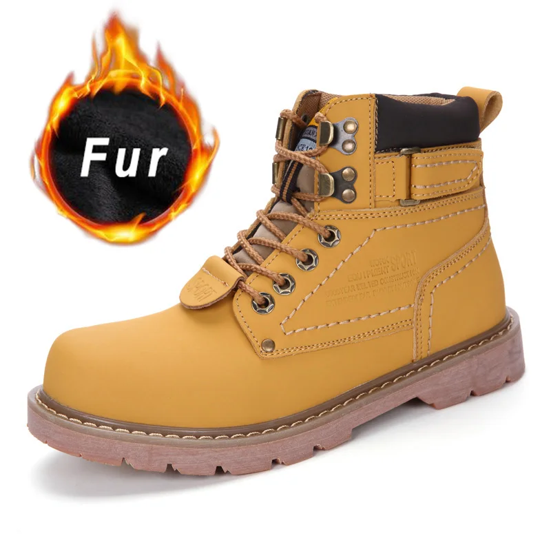 Зимние мужские и женские боевые ботинки замшевые походные модные Ботинки Martin для