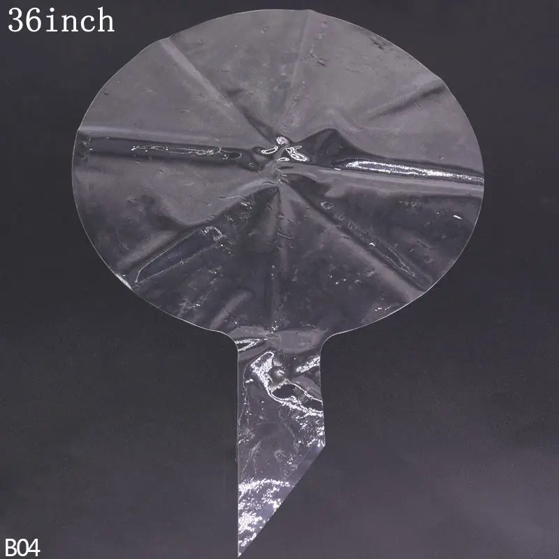 B04-5pcs 36inch 5 шт. в партии, 18/20/24/36 дюймов; Ремешок из прозрачного пвх воздушные гелиевые шары для DIY Одежда для свадьбы, дня рождения ко Дню Святого Валентина Рождественские украшения - Цвет: B04-5pcs 36inch