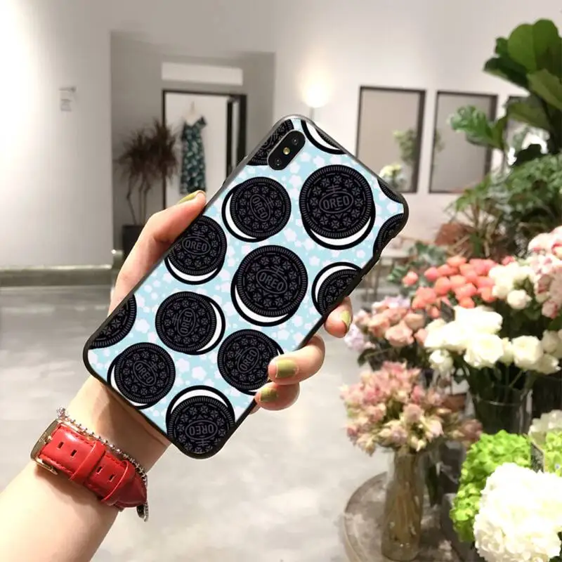 Милый чехол для телефона PENGHUWAN Oreo Бисквитное украшение iPhone 11 pro XS MAX 8 7 6 6S Plus X 5S SE XR |