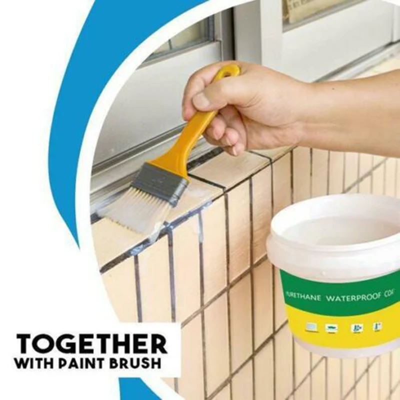 

Innovative Sealer Mighty Paste Polyurethane Waterproof Coating for Home House Bathroom Roof Dropshipping