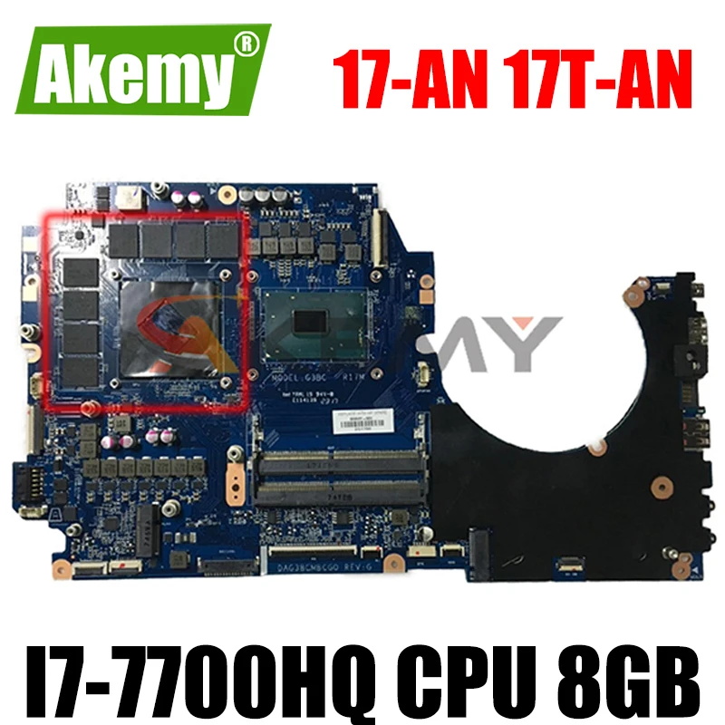 

Для HP 17-это 17T-AN 17T-AN000 17-AN012DX материнская плата для ноутбука I7-7700HQ Процессор 8 Гб GPU 929522-601 929522-001 аккумулятор большой емкости DAG3BCMBCG0 100% рабочих