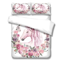 2021 hot 3d digital unicorn pattern 23pcs duvet cover set 1quilt cover 12 pillowcase single twin double full queen king