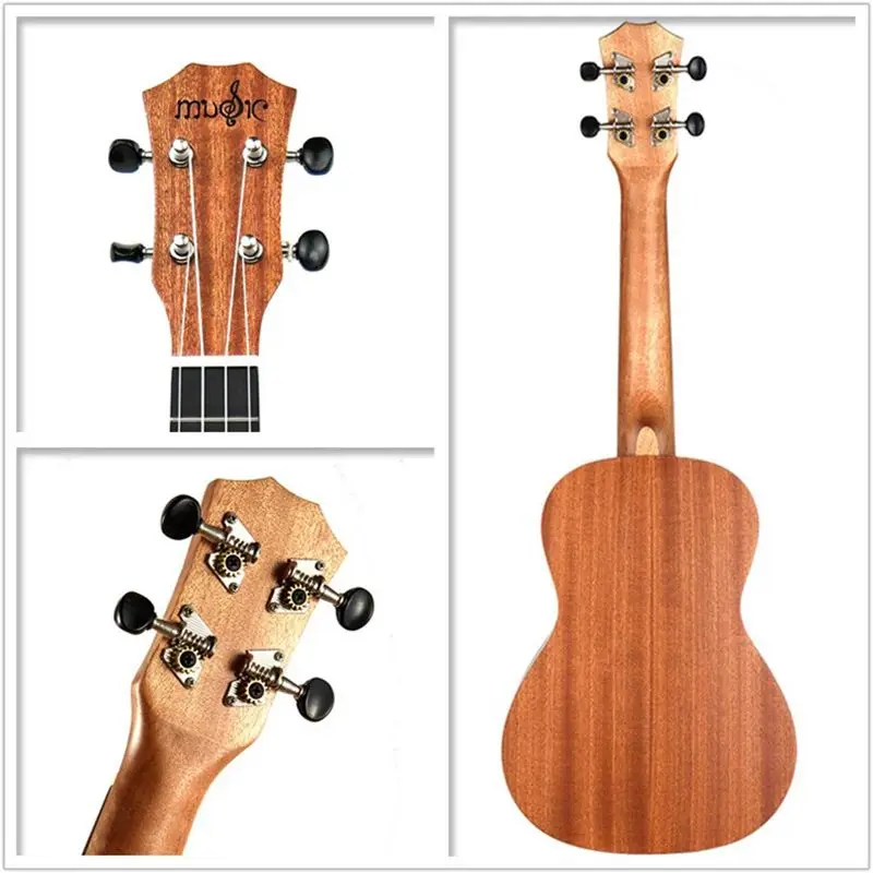 Ukulele Uke 4 Nylon Strings Sapele Rosewood Guitar Dolphin Pattern Universal Acoustic Instrument | Спорт и развлечения