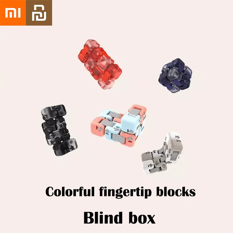 

NEW2022 Xiaomi Youpin Colorful Fingertip Building Blocks Educational Toys Assembled Decompressed Toys For Adult Children Random