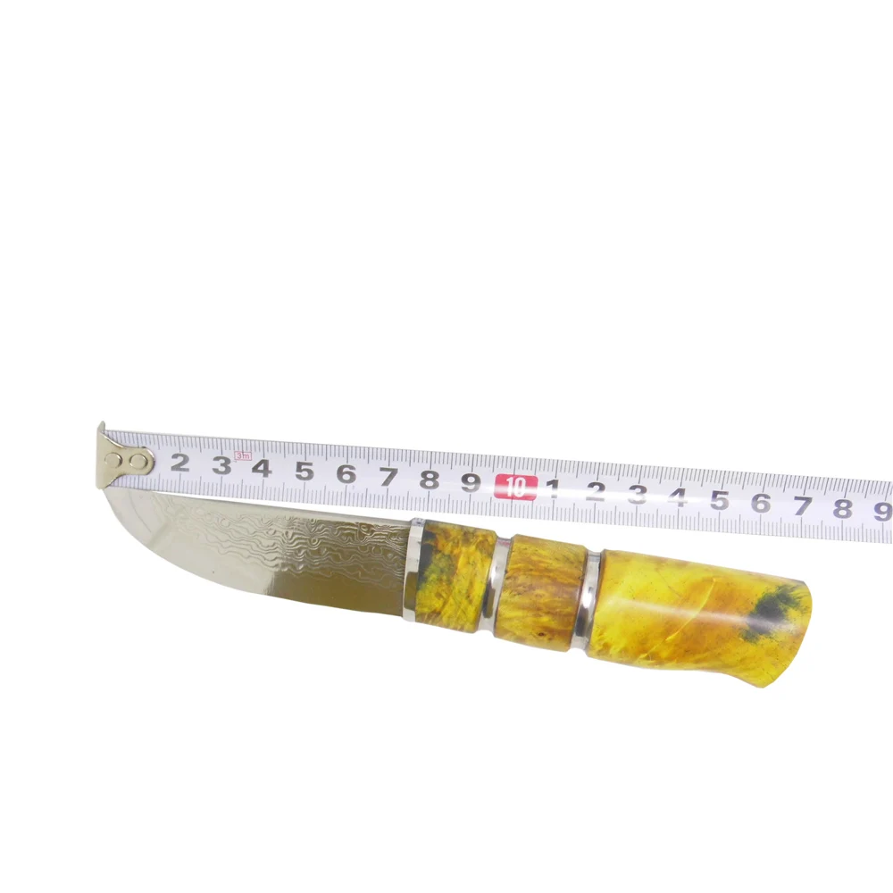 MASALONG стабильный вылечиваемый деревянный самурайский фиксированный нож прямой