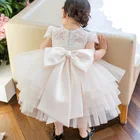 Детское белое платье принцессы, свадебное платье с цветами для девочек, женское платье, одежда для представлений, платья Verano