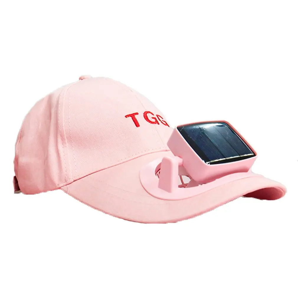 

Summer Novelty Unisex Fan Cooling Baseball Cap Solar USB Rechargeable Outdoor Sport Fan Sunscreen Sun Shade Travel Hat Tools