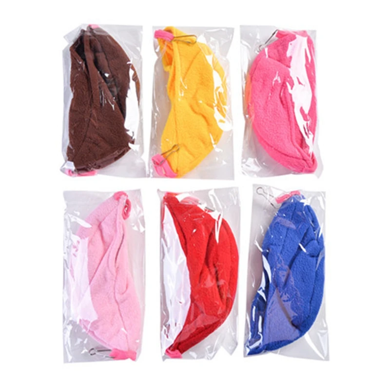 

1 Pcs Pet Hammock Hamster Bed Plush Banana Shaped Hammock Hanging Bed For Mouse Ferrets Guinea Pig Cat Rodents Hammocks Supplies