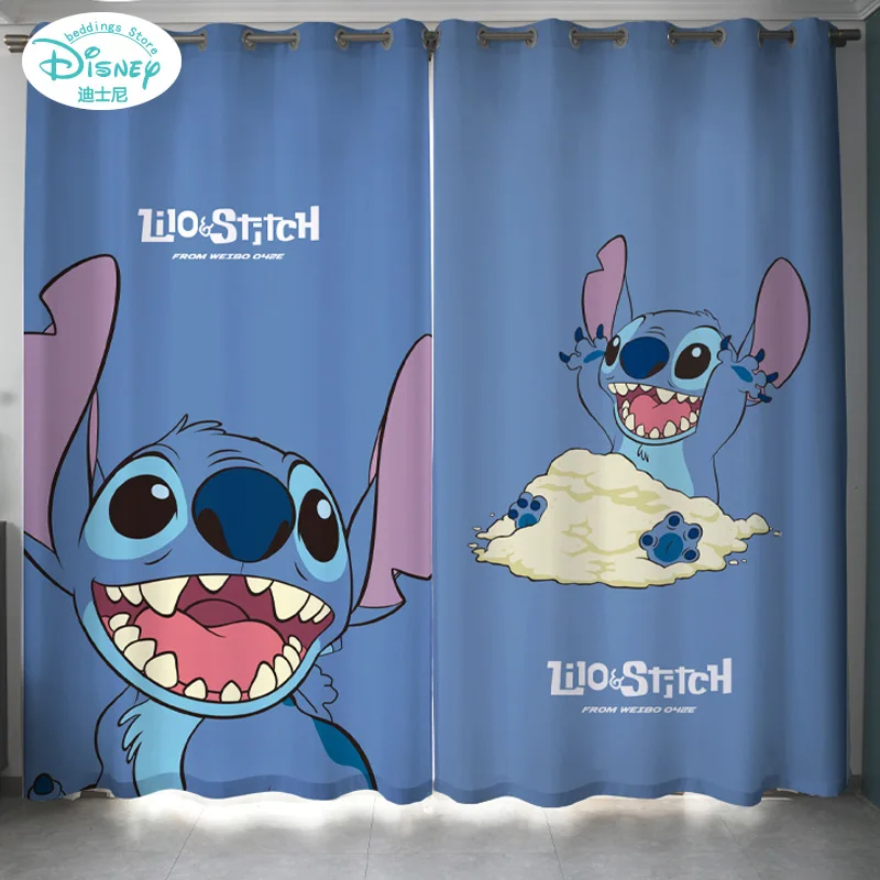 

Шторы Disney, затемняющие занавески со стежками, Мультяшные анимации, для детской гостиной, спальни, простые и современные, на заказ