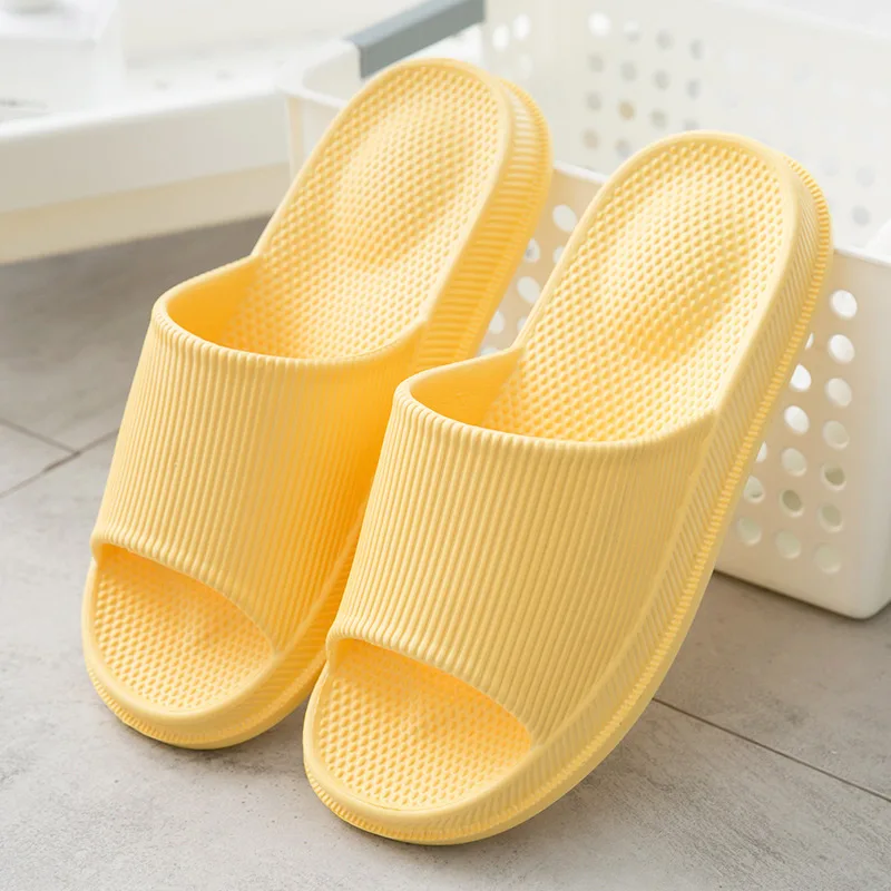 

Women's Home Thick Summer Slippers Woman Shoe Sole Non Slip Ladies Indoor Slides Bathroom Girl Fashion Comfortable Solid Slipper