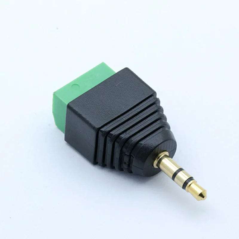 

100pcs 3.5 mm Male 3 pin Terminal Block Plug Connector 3.5 mm Male 3 pin Terminal Block Plug Connector