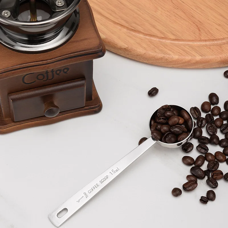 

1pcs Stainless steel Measuring Coffee Spoon Kitchen Baking Tool 1tbsp 15ml Spoons