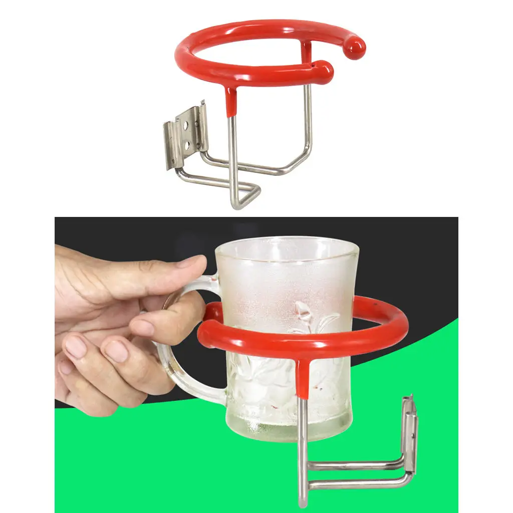 Beverage Cup Drink Holder Car Boat Coffee Mugs Stand Mount Metal with Screws | Marine Hardware