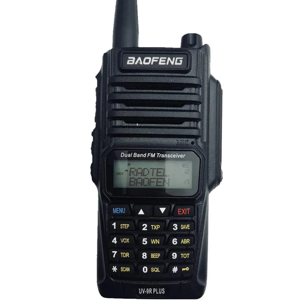 Baofeng UV 9R plus 8w двухсторонняя радиостанция 136 174/400 520Mhz uv9r ip67 приемопередатчик