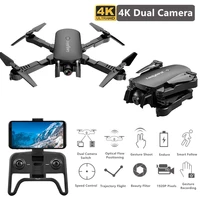 gesture control selfie rc drone wifi fpv 4k hd dual camera speed adjustable optical flow positioning smart follow rc quadcopter
