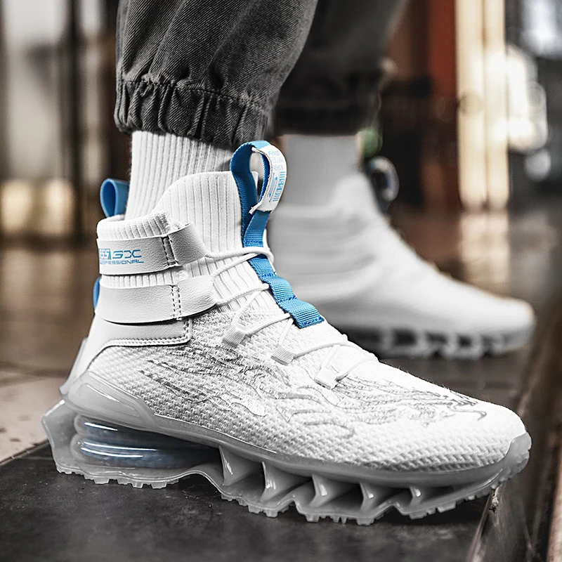 

High Quality Blade Men's Sneakers Breathable Mesh Casual Shoes Trendy Hard-wearing Off white Shoes Scarpe Uomo Zapatillas Hombre