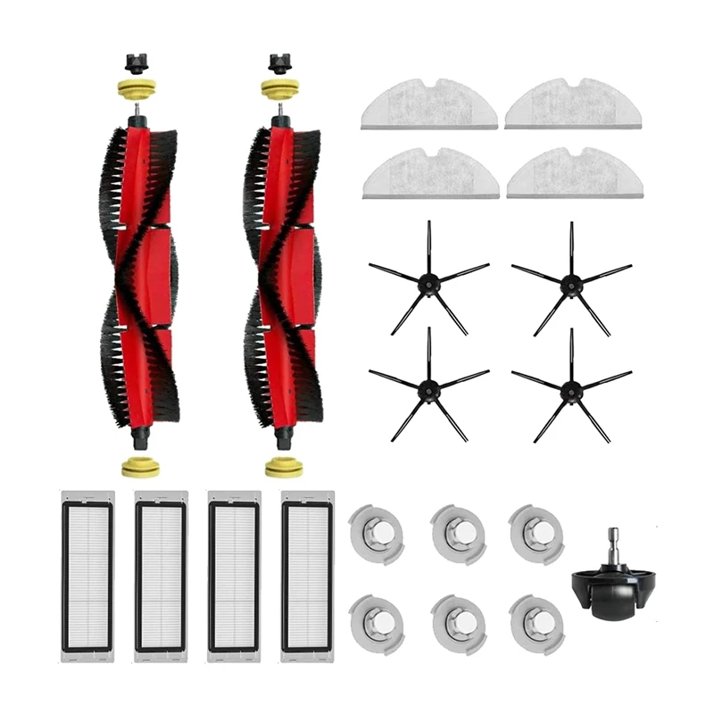 

Запчасти для робота-пылесоса Xiaomi Roborock S50 S55 S6, сменные детали, HEPA фильтр, щетка, насадка на швабру