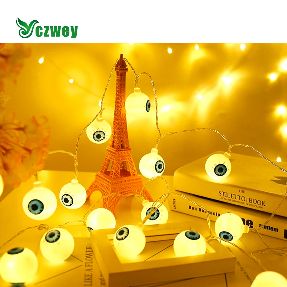 

1.5M10leds 3M20leds LED Eyeball Garland Light String Fairy Light String Outdoor Holiday Wedding Christmas Party Home Decoration