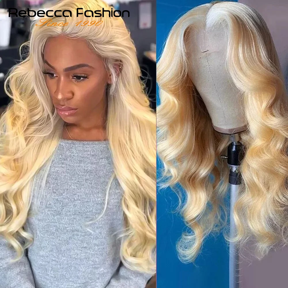 

Парики из 613 человеческих волос со светлыми волнистыми волосами, 13x1 T