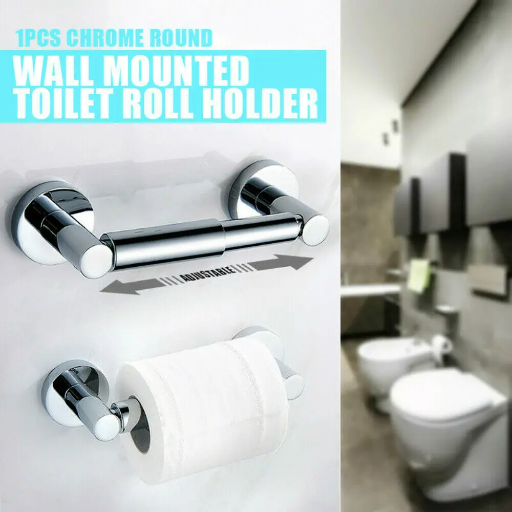 

Toilet Roll Holder Chrome Tissue Paper Stand Round Bathroom Tissue Paper Stand Paper Towel Holders Bathroom Hardware