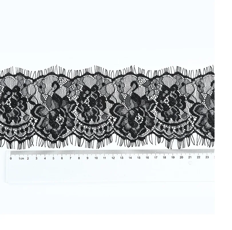 

3 Meters Lace fabric DIY wave wedding dress lace underwear decoration accessories