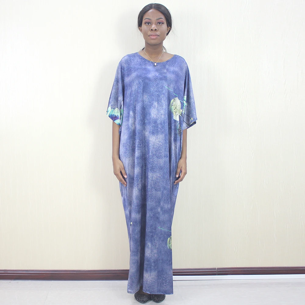 Женское платье с круглым вырезом и рукавом летучая мышь|Африканская одежда| |