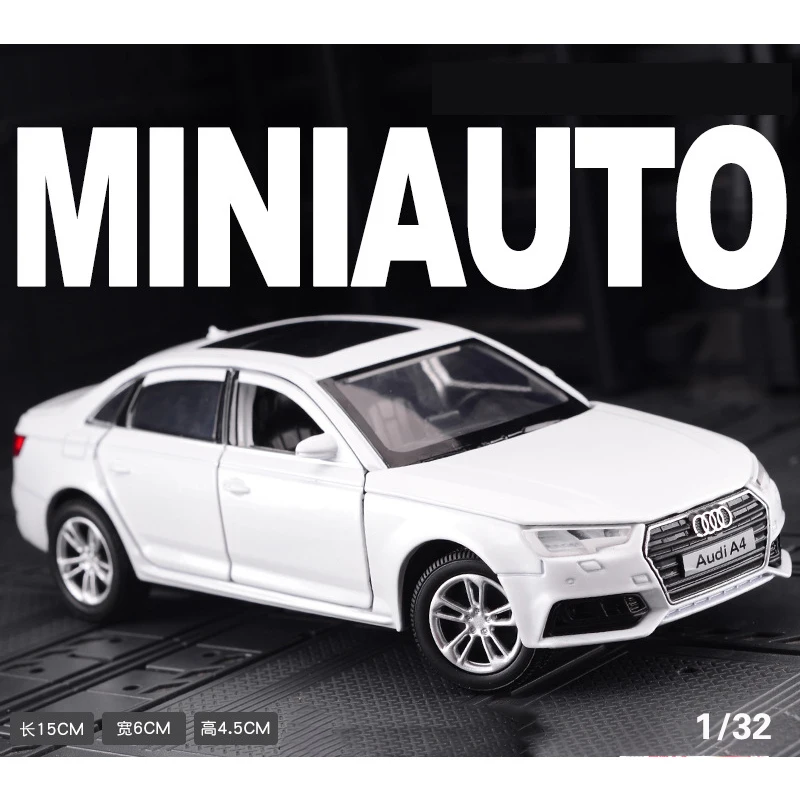 Новинка литая модель автомобиля из сплава 1/32 миниатюрный автомобиль Audi A4