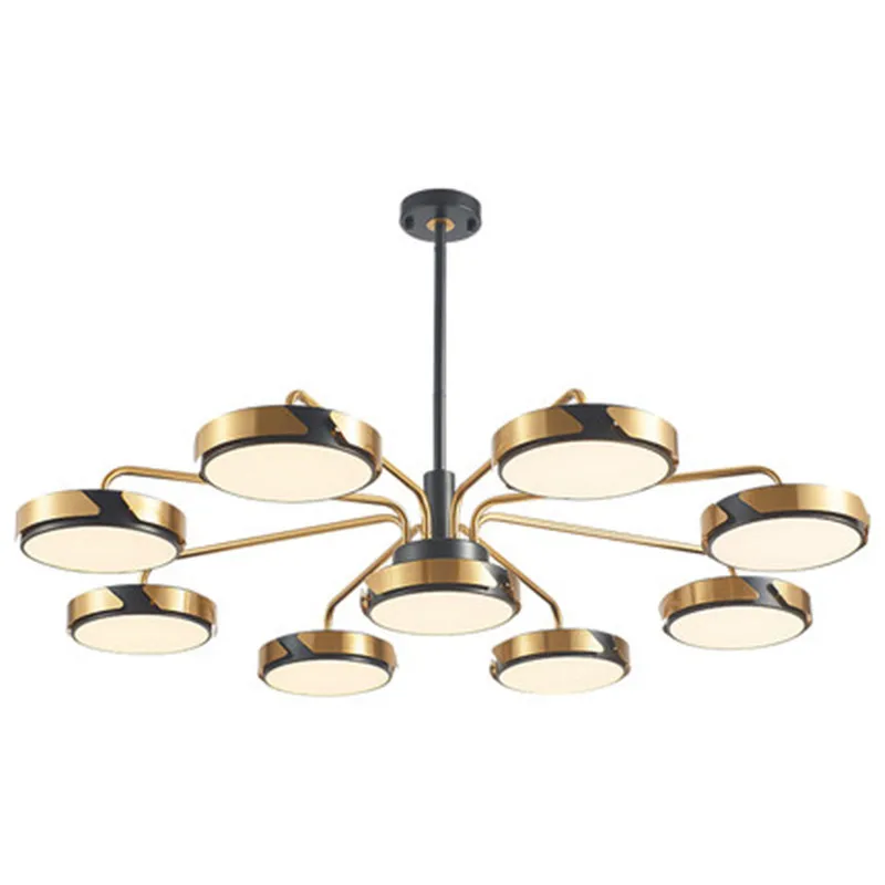 

Nordic Iron Pvc Pendant Lights Lighting Black Gold Pendant Lamp Dining Living Room Bedroom Loft Home Decor Hanging Light Fixture