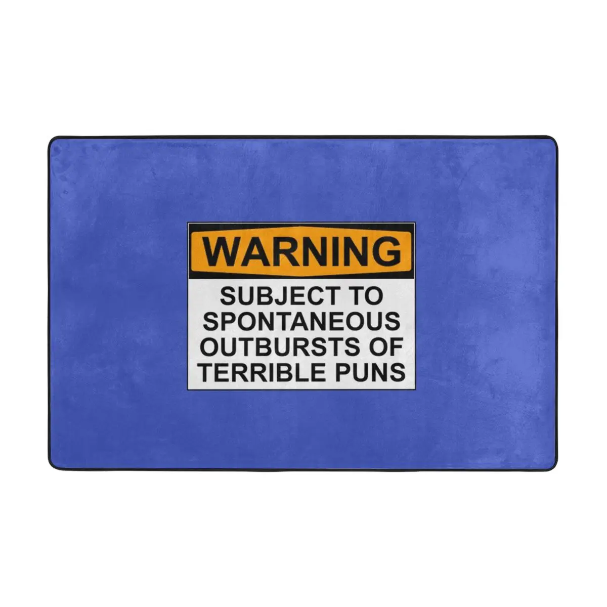 

WARNING SUBJECT TO SPONTANEOUS Doormat Carpet Mat Rug Polyester Non-Slip Floor Decor Bath Bathroom Kitchen Balcony 60x90