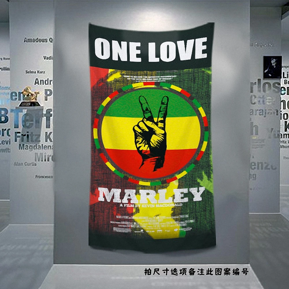

Hip Hop\Rock\Thrash Metal\ Reggae Music Gig Poster Large Flag Curtain Banner HD 4 Hole Tapestry Print Cloth Art Room Decoration