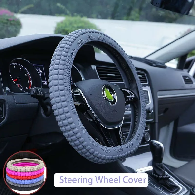 Чехол для автомобильного колеса 38 см силиконовый всесезонный нескользящий