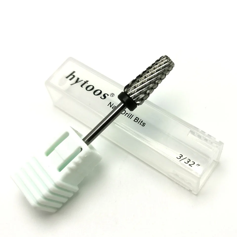 HYTOOS 5 в 1 конические карбидные сверла для ногтей фреза удаление маникюра Acylics &amp Gel