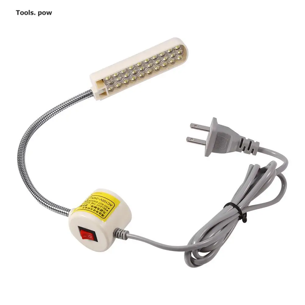 

1 шт. AC 110V-250V 30 светодиодный светильник магнитное основание переключателя для швейной машины Рабочий светильник инструмент Портативный Шве...