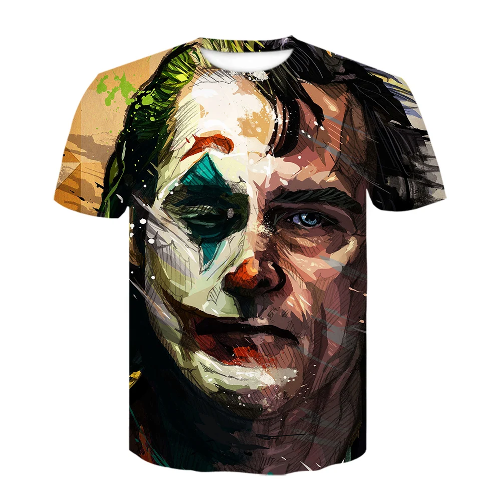 2020 брендовая футболка для мужчин 3D &quotДжокер&quot футболки с принтами из фильмов
