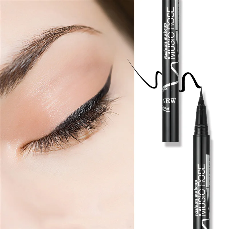 Долговечный карандаш для глаз Водонепроницаемый черный коричневый цвет