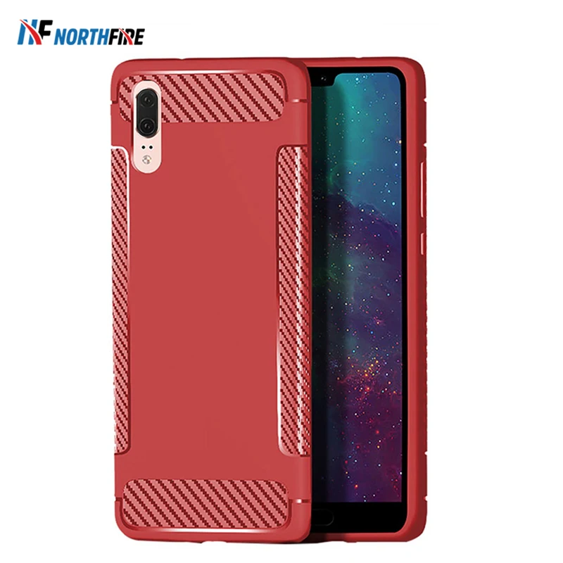 Чехол для телефона из углеродного волокна NORTHFIRE Huawei P20 Pro Lite P smart Мягкий