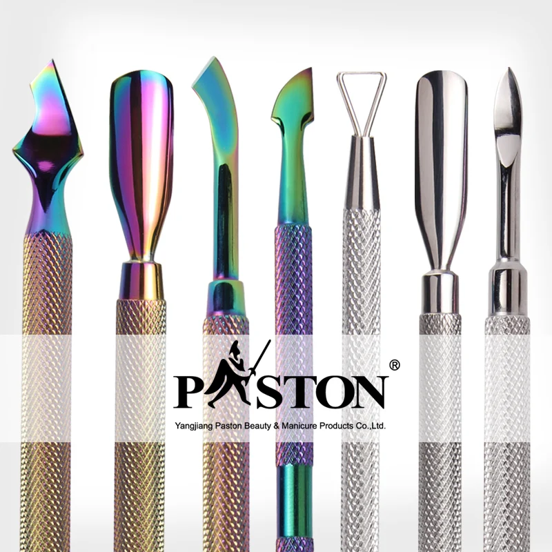 Нержавеющая сталь кутикулы ногтей толкатель Маникюрный Инструмент мертвой кожи