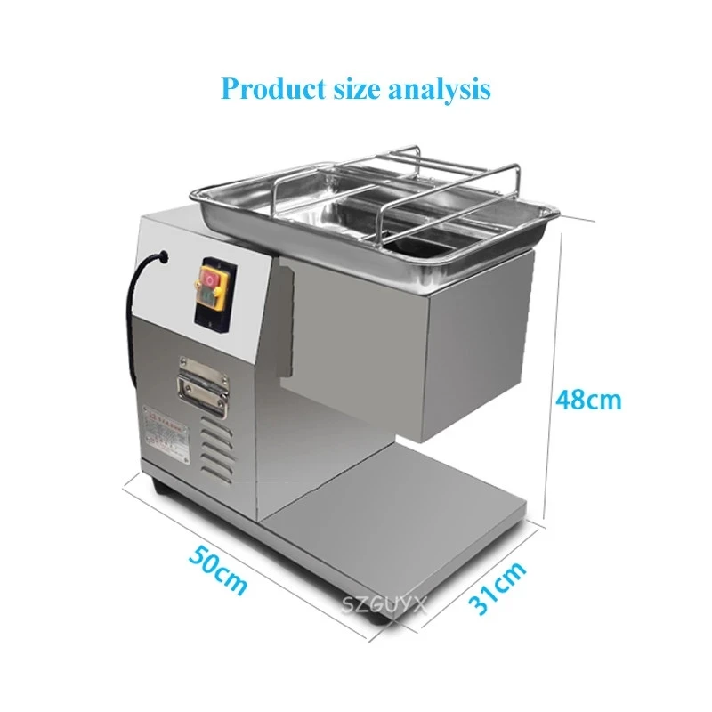 

Electric meat slicer stainless steel meat slicer household desktop meat slicer commercial meat slicer 220V / 1100W