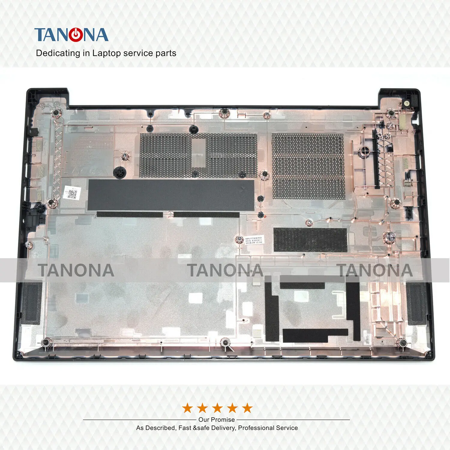 Оригинальная новая Черная задняя крышка для Lenovo ThinkPad E580 E585 01LW421 AP167000700 с