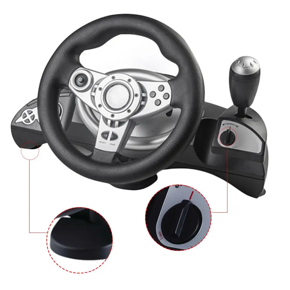 Для PS4/PS3/PS2/PC D-INPUT/X-INPUT PC Компьютерная вибрационная игровая консоль руль гоночный для PS3/PS4/Direct-X/x-вход/пар
