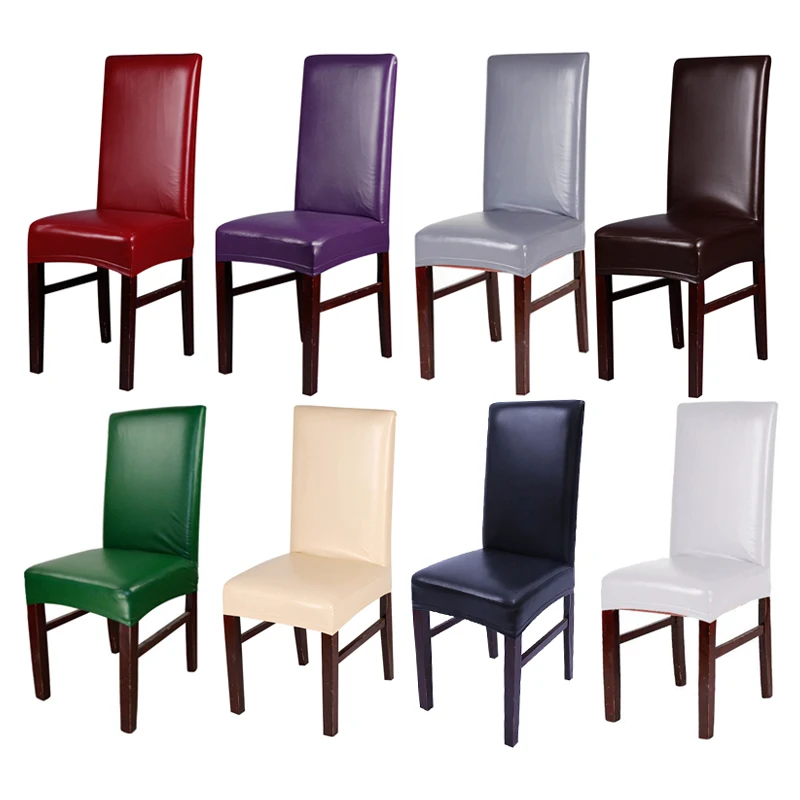 Водонепроницаемая эластичная искусственная кожа дешевые чехлы на кресло стрейч